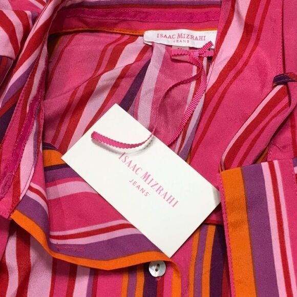 Isaac Mizarahi stripe shirt. NWT - Picture 10 of 12
